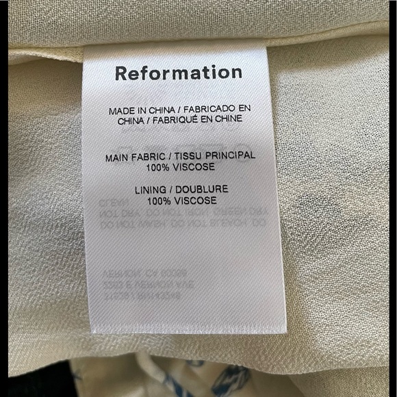 Reformation juliette Dress   Pompadour    authentic - Picture 8 of 16